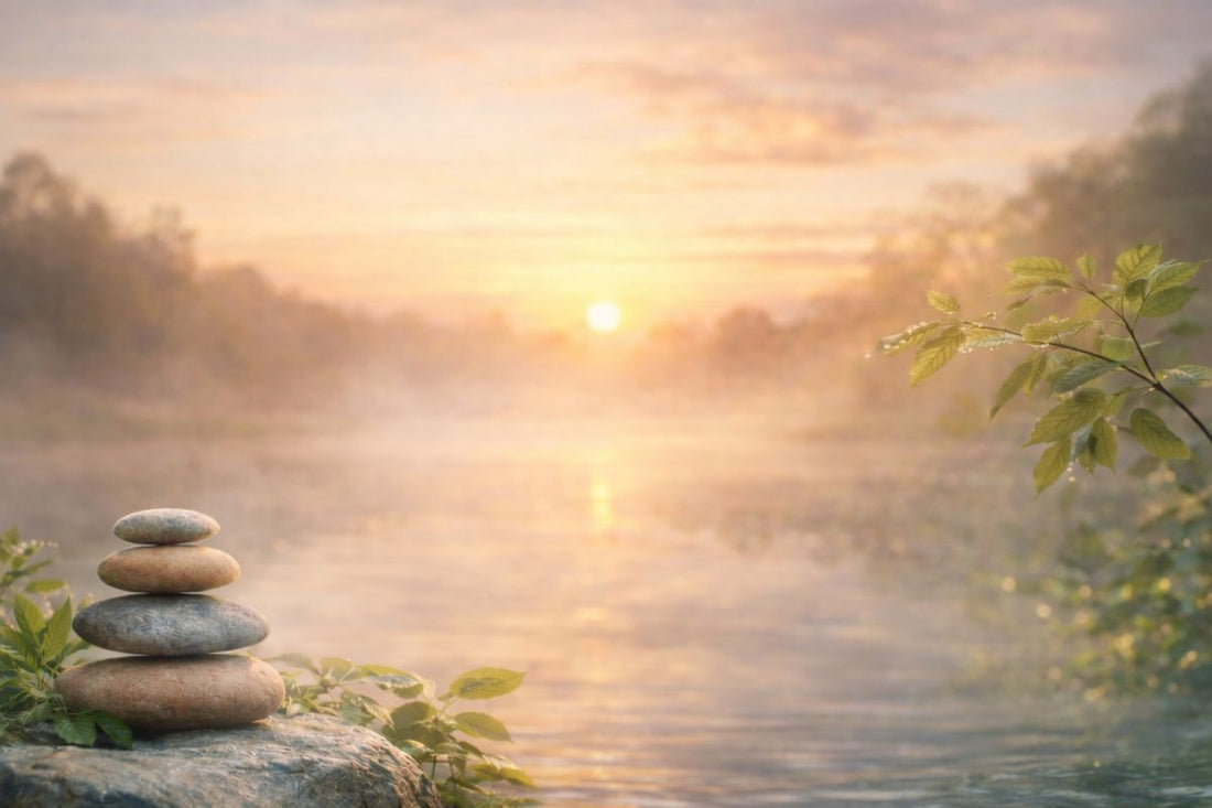 Calm sunrise representing natural adrenal health and resilience